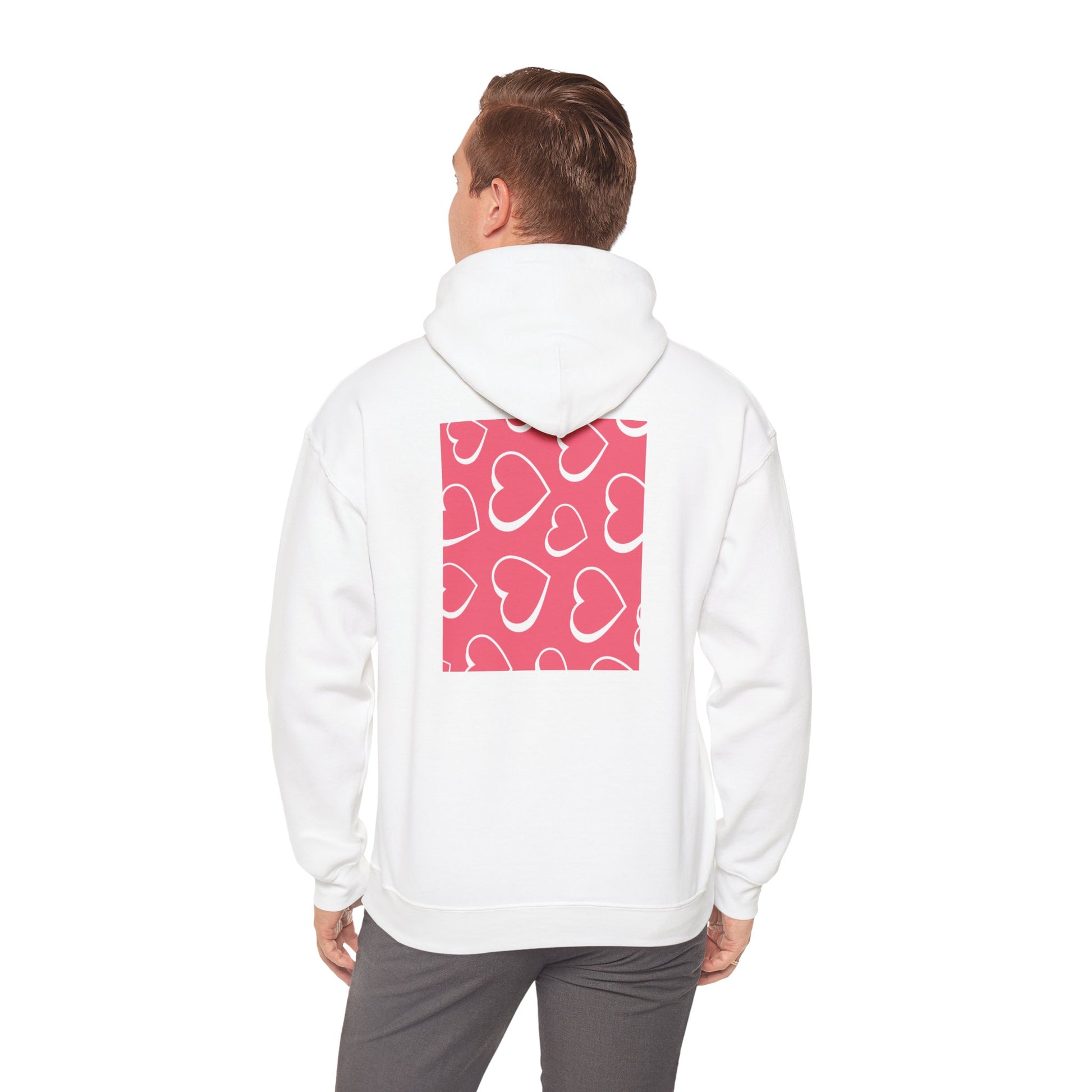 Unisex Pink Box Logo Hoodie