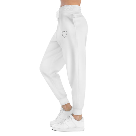 Unisex Athletic Gray Logo Joggers