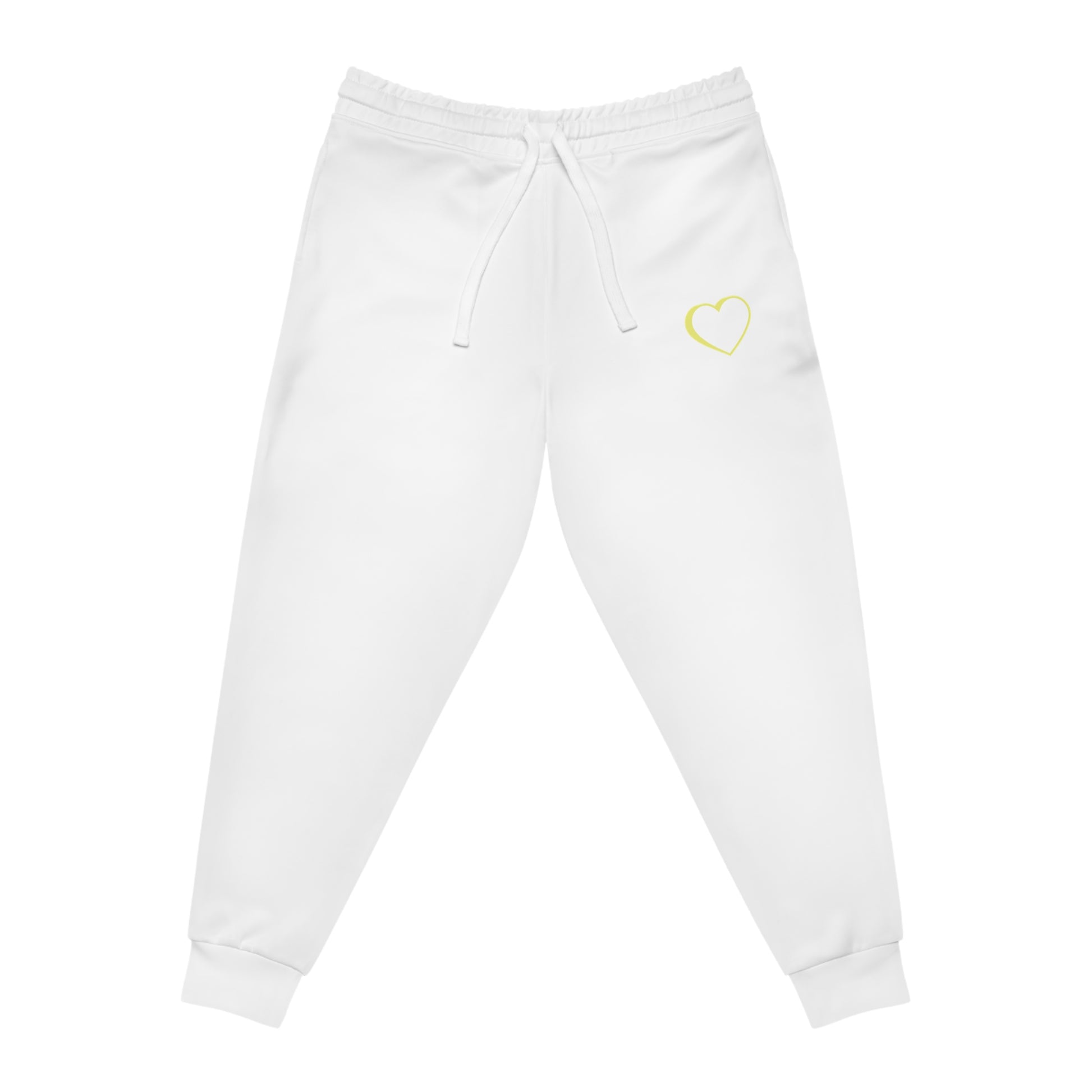 Unisex Athletic Yellow Logo Joggers