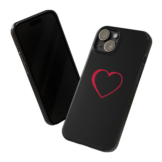 Couple's Red Logo Phone Case