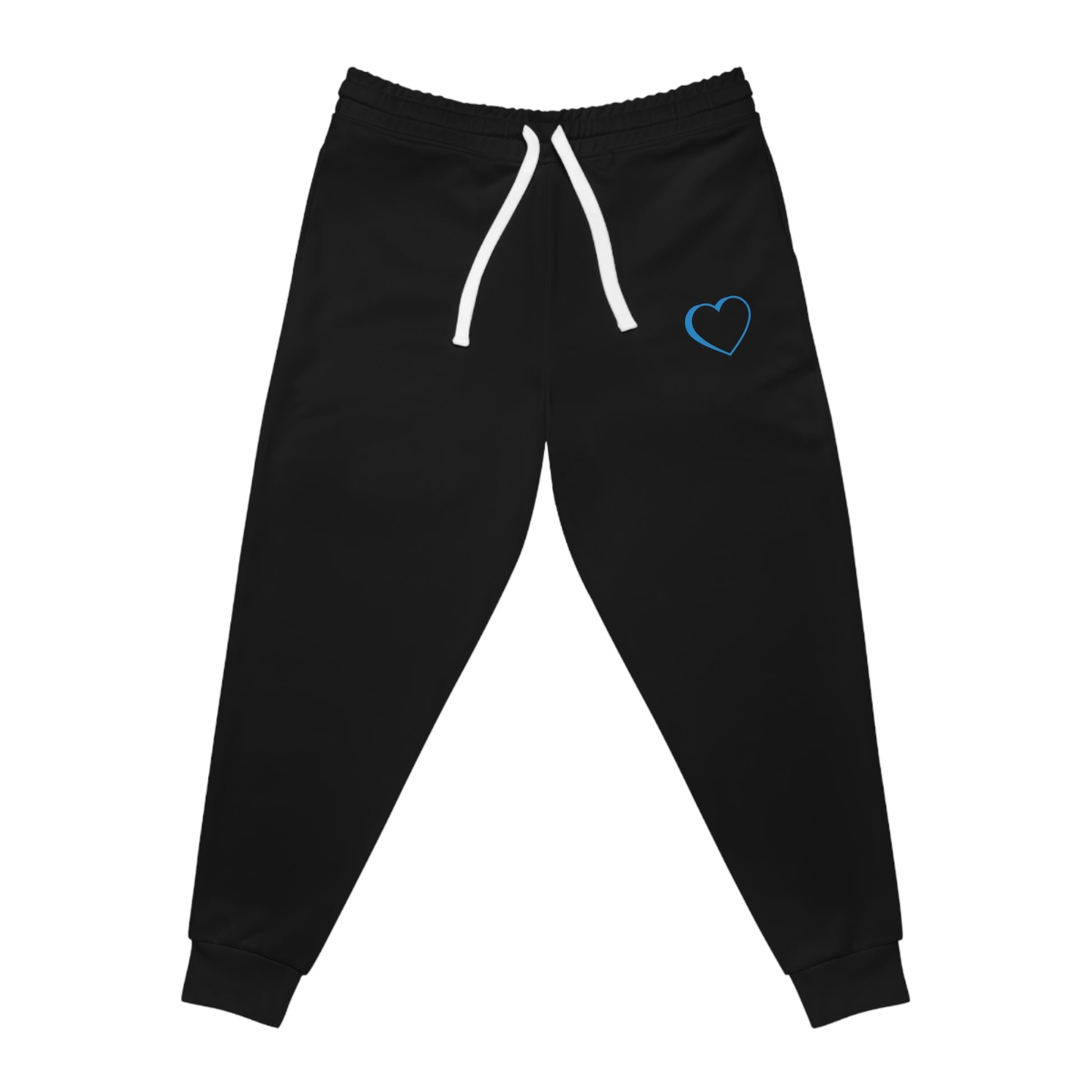 Unisex Athletic Blue Logo Joggers