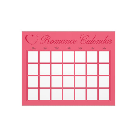 Couple's Romance Calendar Foam Board