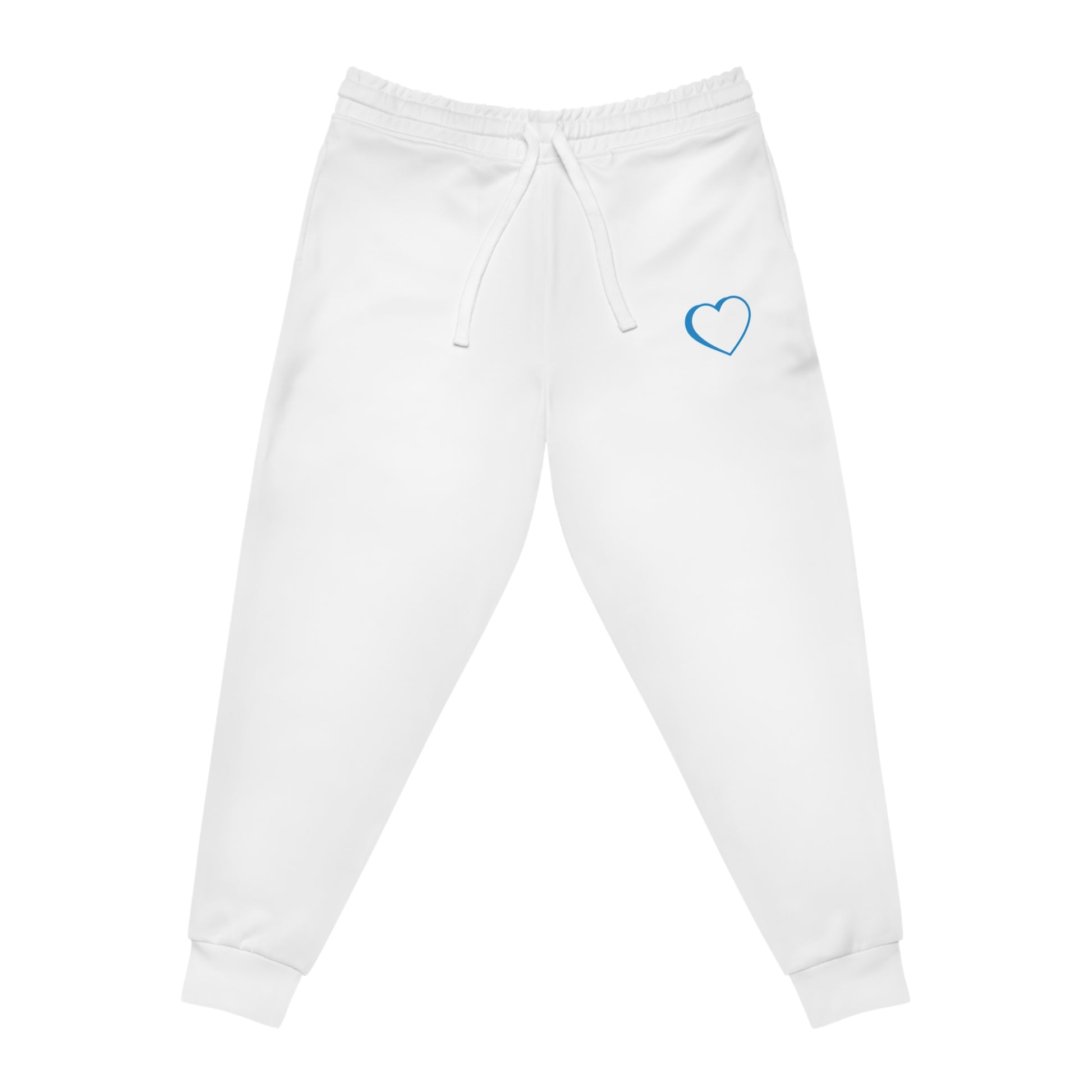 Unisex Athletic Blue Logo Joggers