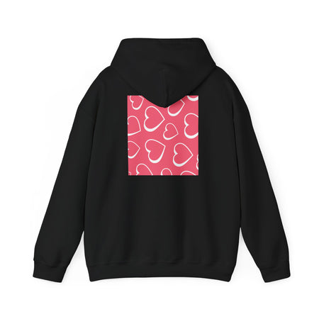 Unisex Pink Box Logo Hoodie