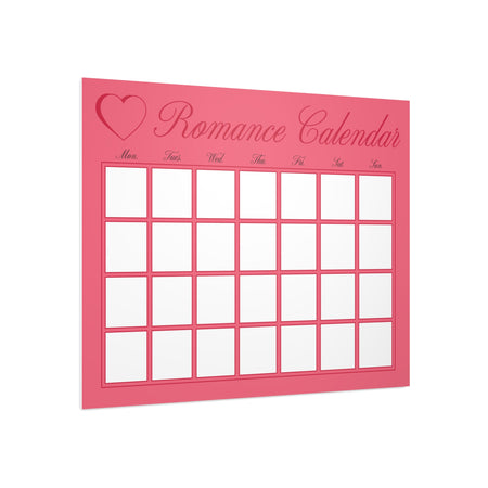 Couple's Romance Calendar Foam Board