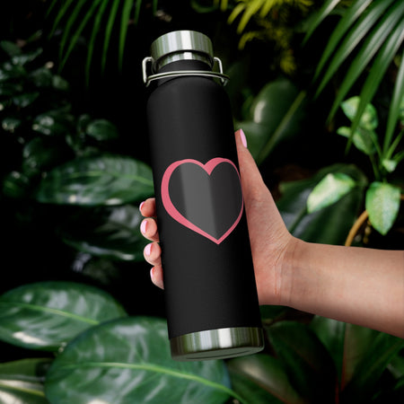 Couple's Insulated Pink Logo Water Bottle