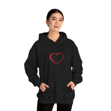 Unisex Red Logo Hooded Sweatshirt 2.0