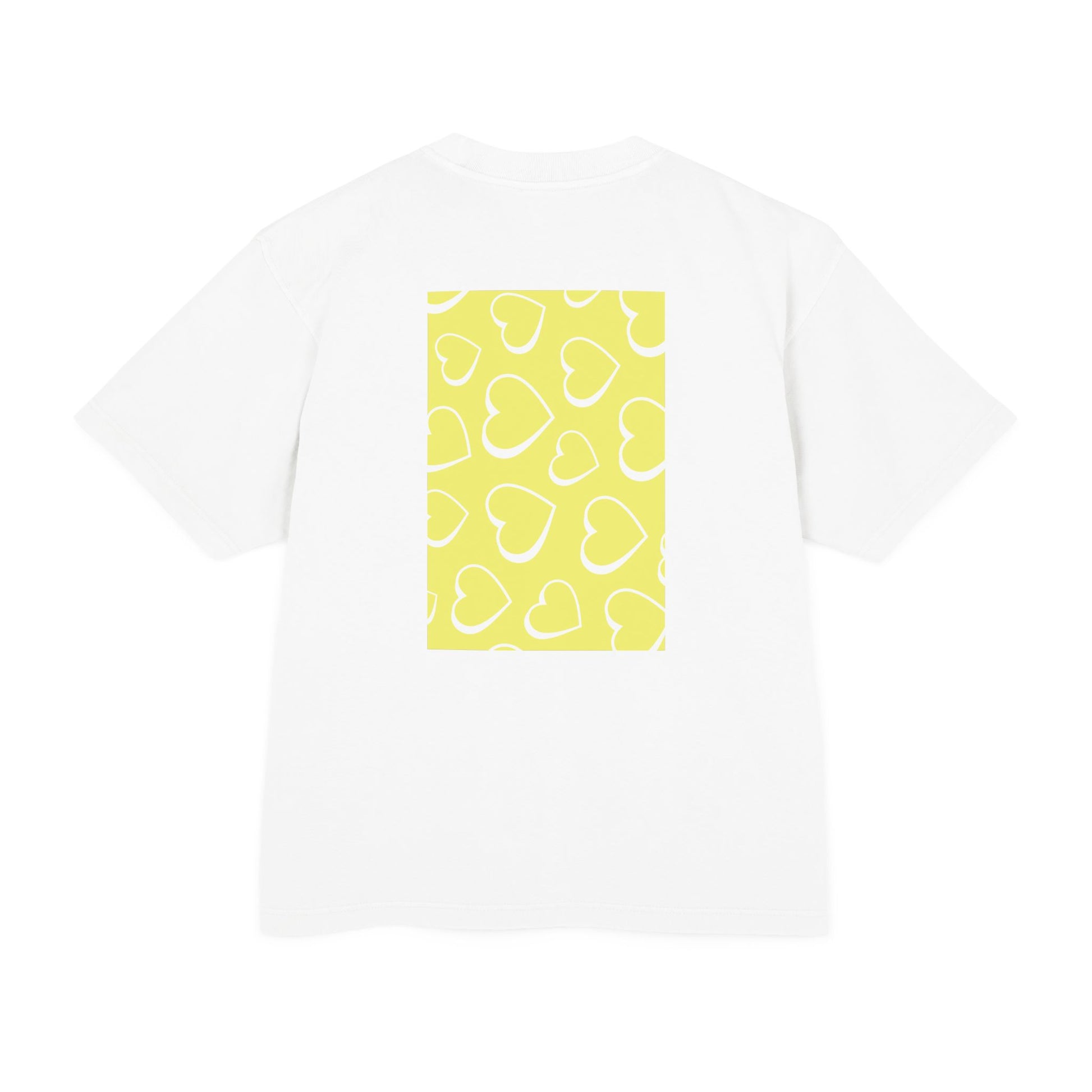 Unisex Oversized Box Logo Tee 2.0 - Yellow