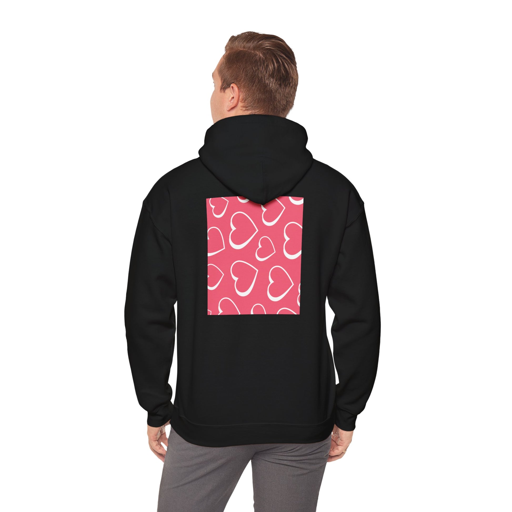 Unisex Pink Box Logo Hoodie