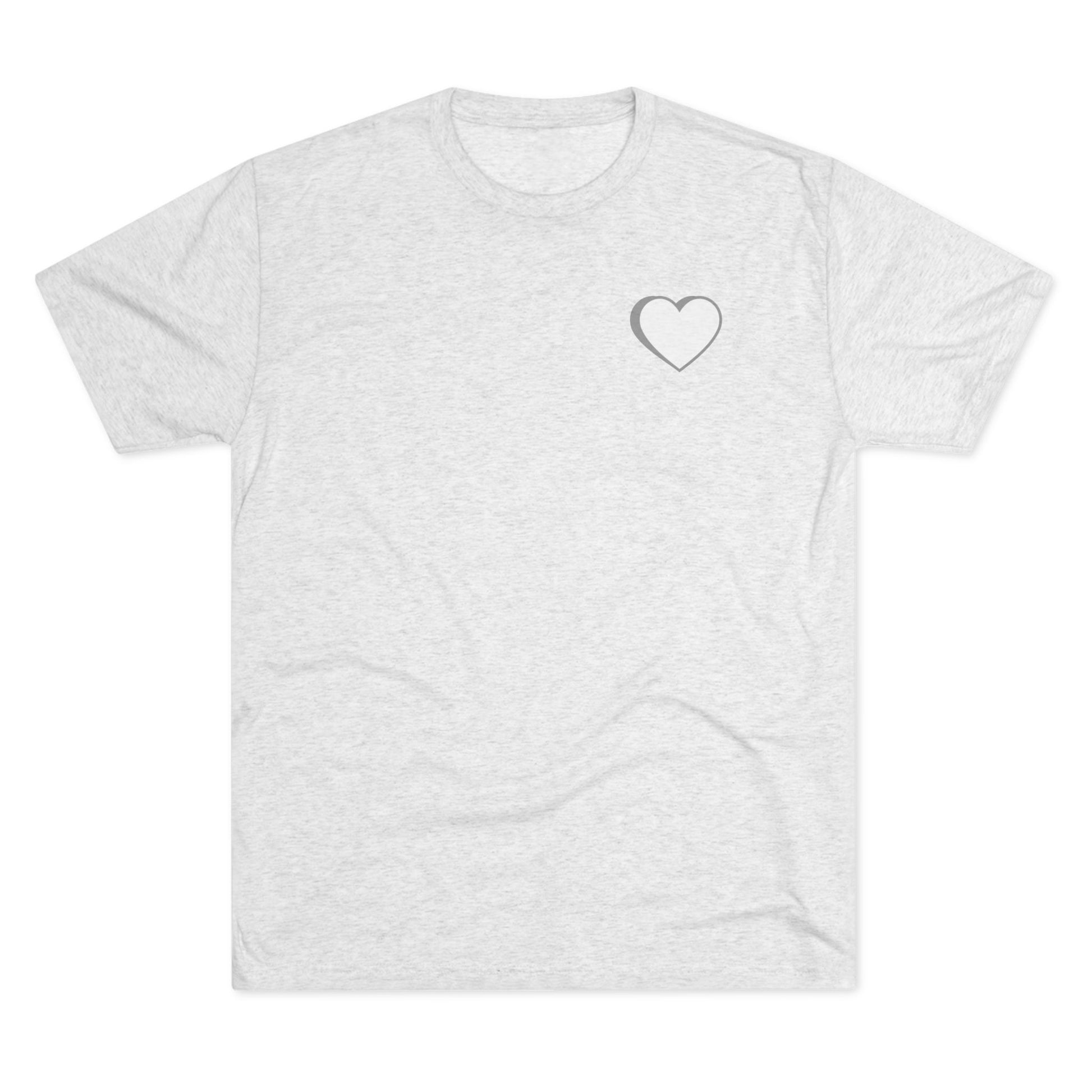 Unisex Gray Logo Couple's Crew Tee