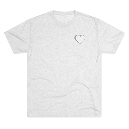 Unisex Gray Logo Couple's Crew Tee