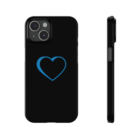 Couple's Blue Logo Phone Case