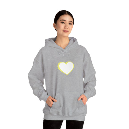 Unisex Yellow Logo Hooded Sweatshirt 2.0