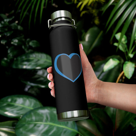 Couple's Insulated Blue Logo Water Bottle