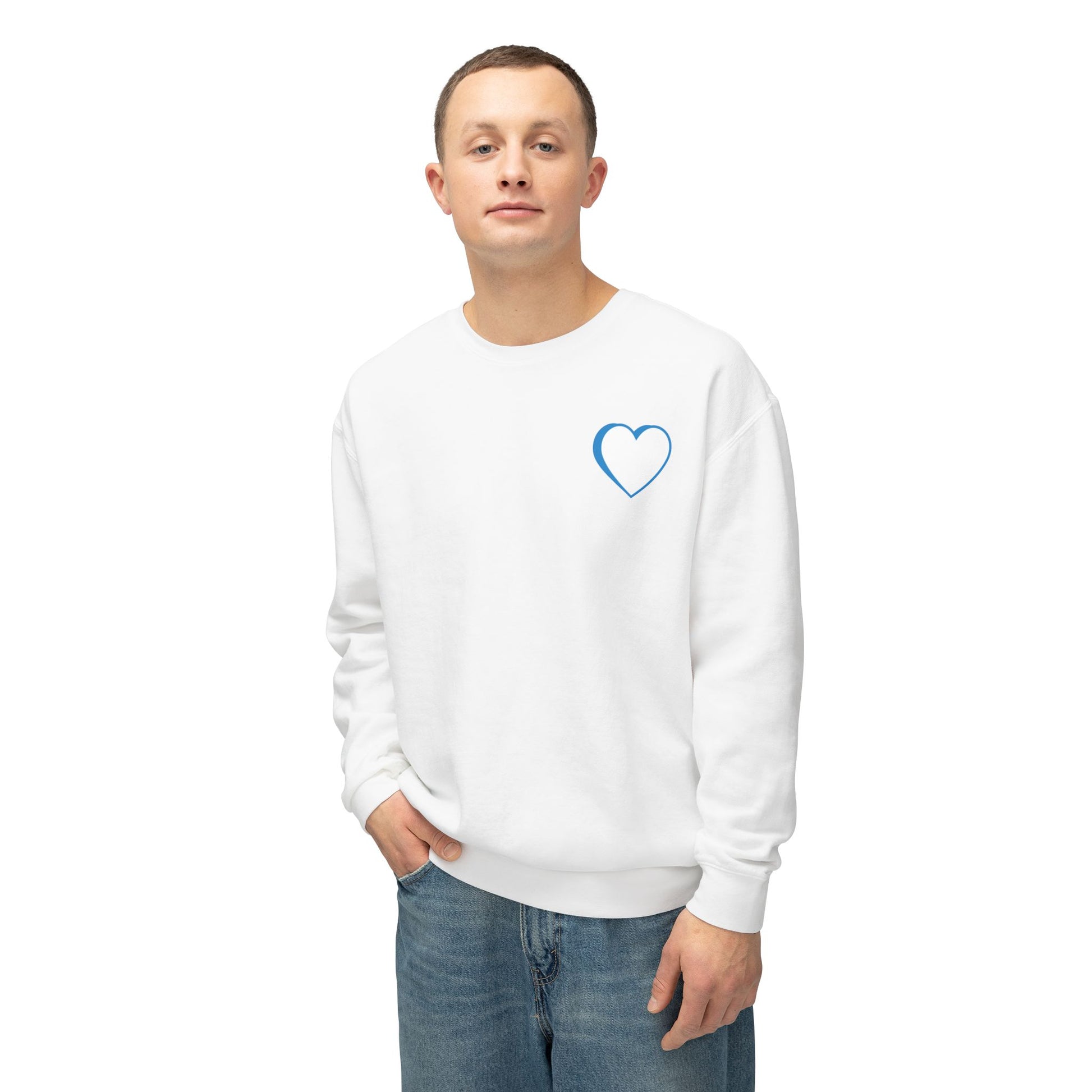 Unisex Lightweight Crewneck 2.0 - Blue