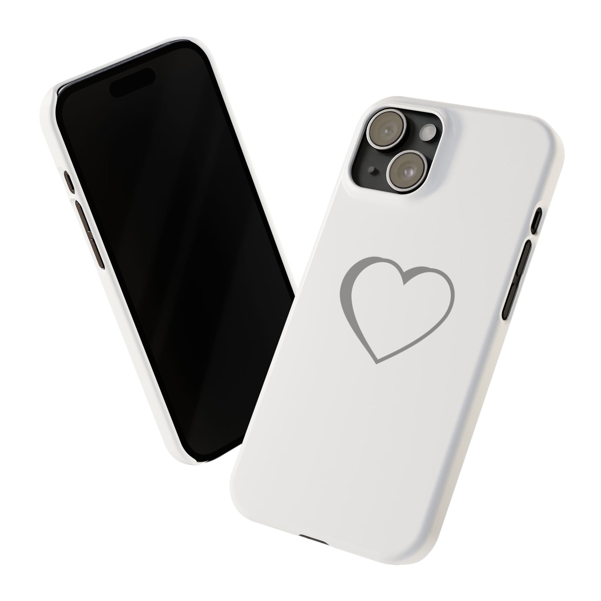 Couple's Gray Logo Phone Case