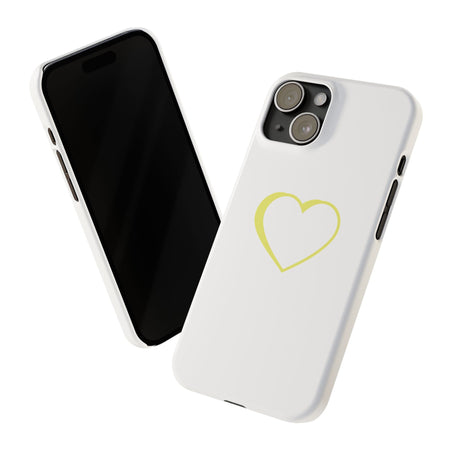 Couple's Yellow Logo Phone Case