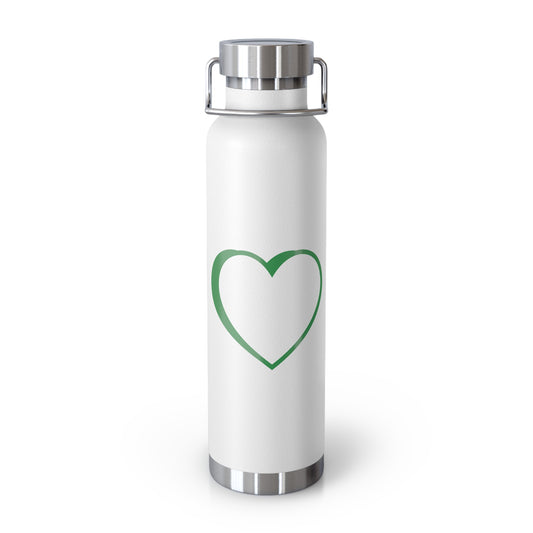 Couple's Insulated Green Logo Water Bottle
