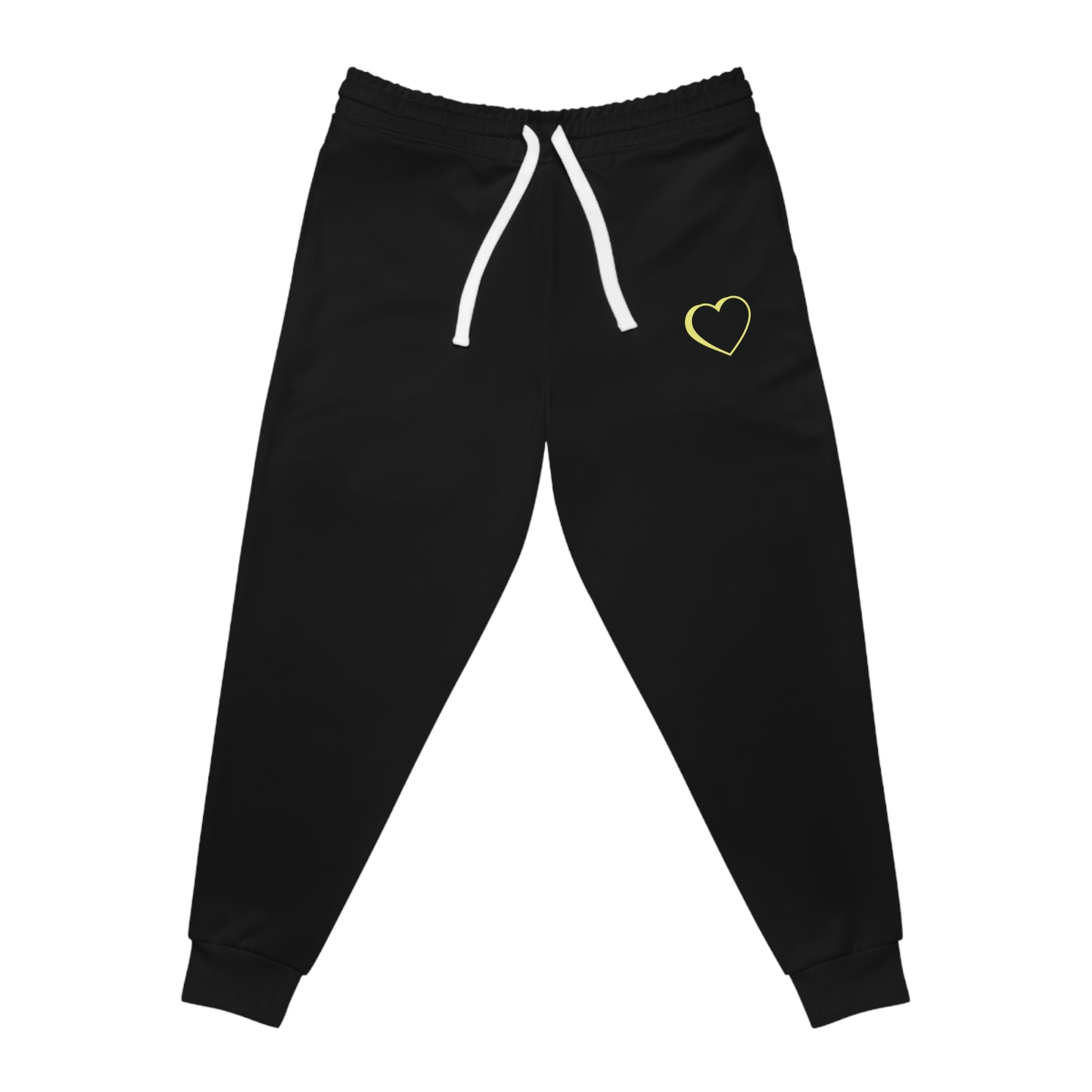 Unisex Athletic Yellow Logo Joggers