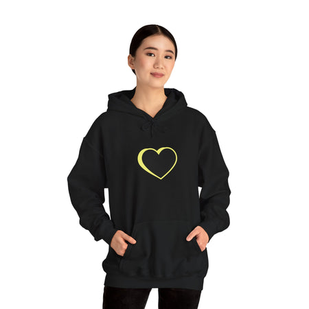 Unisex Yellow Logo Hooded Sweatshirt 2.0