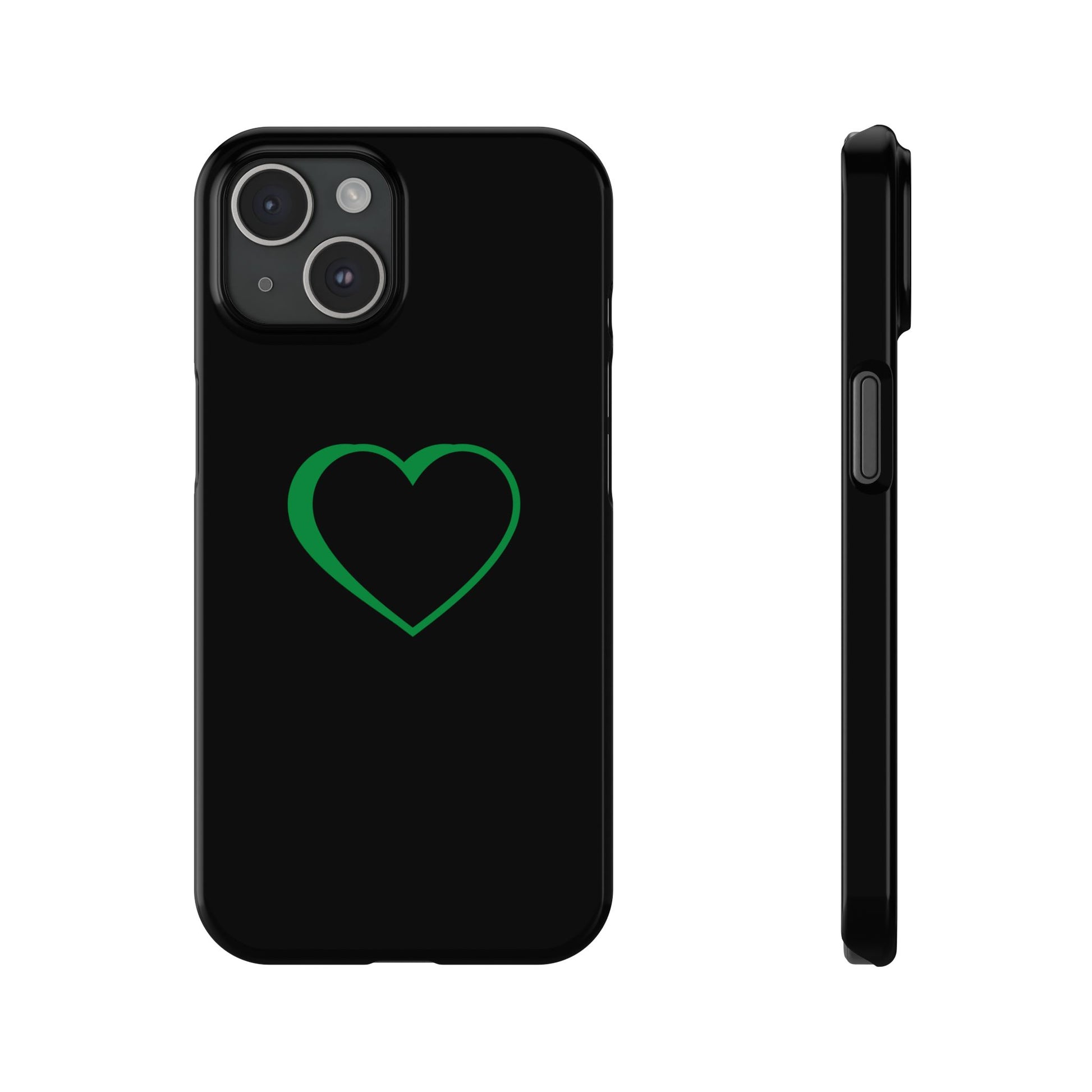 Couple's Green Logo Phone Case