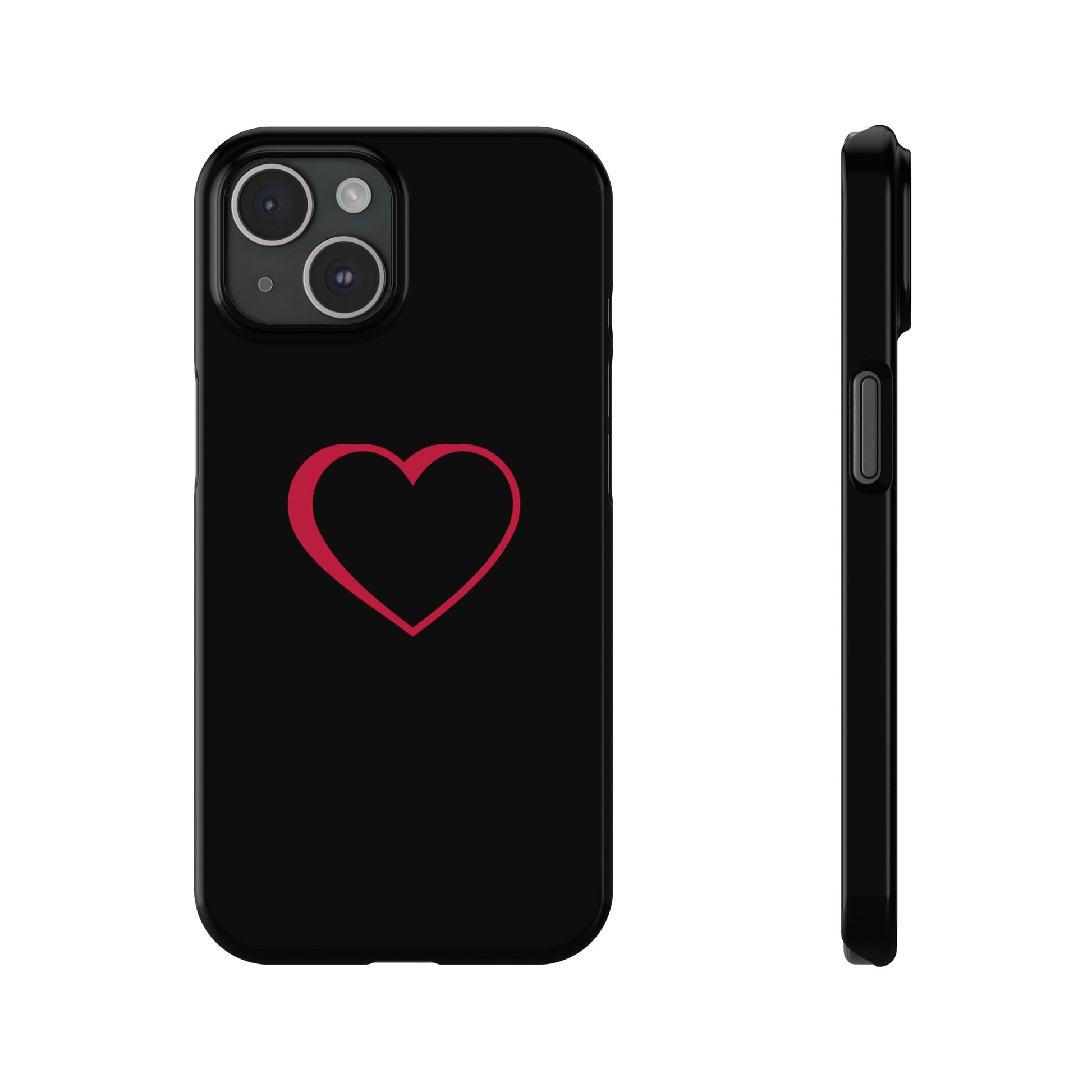 Couple's Red Logo Phone Case