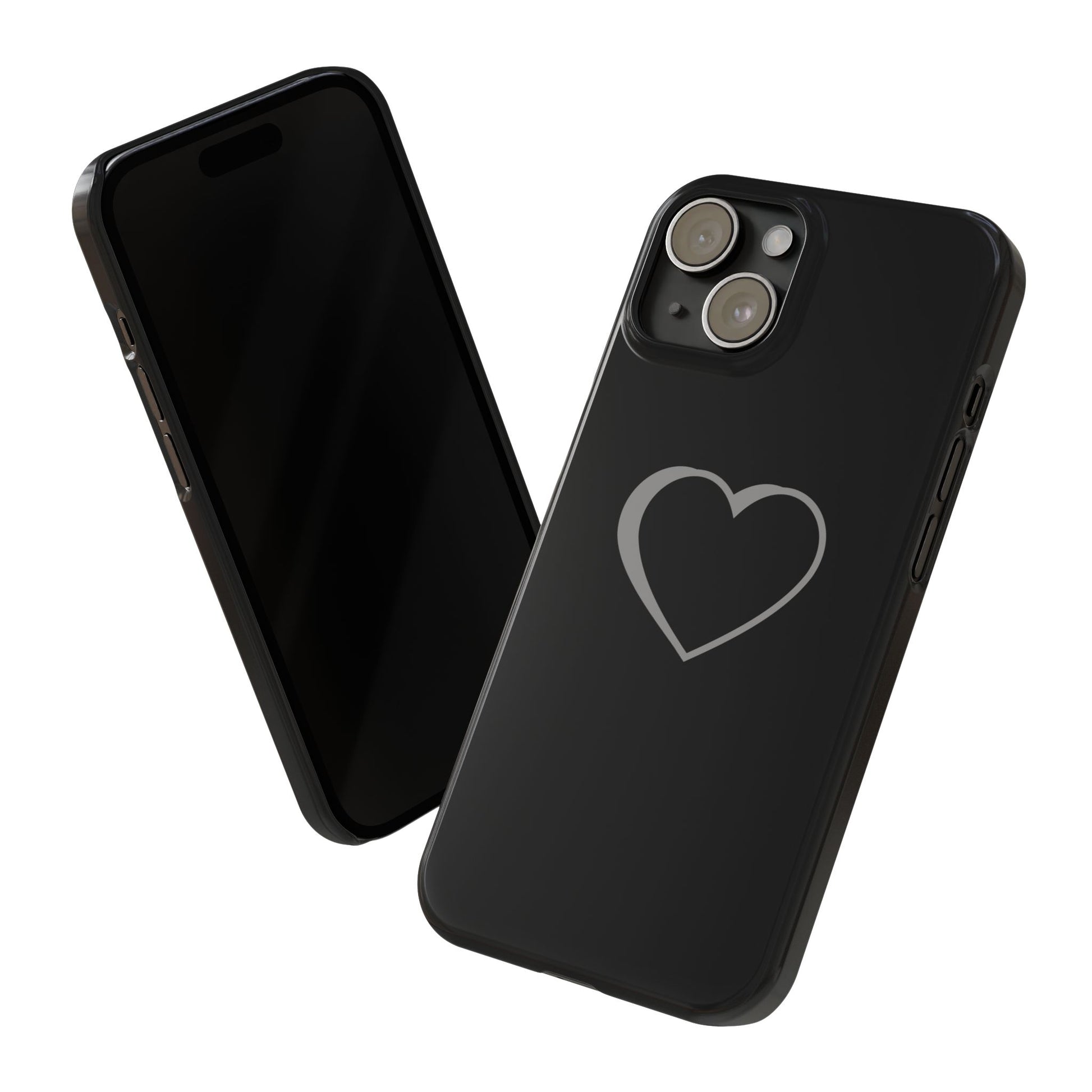 Couple's Gray Logo Phone Case