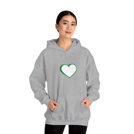 Unisex Green Logo Hooded Sweatshirt 2.0