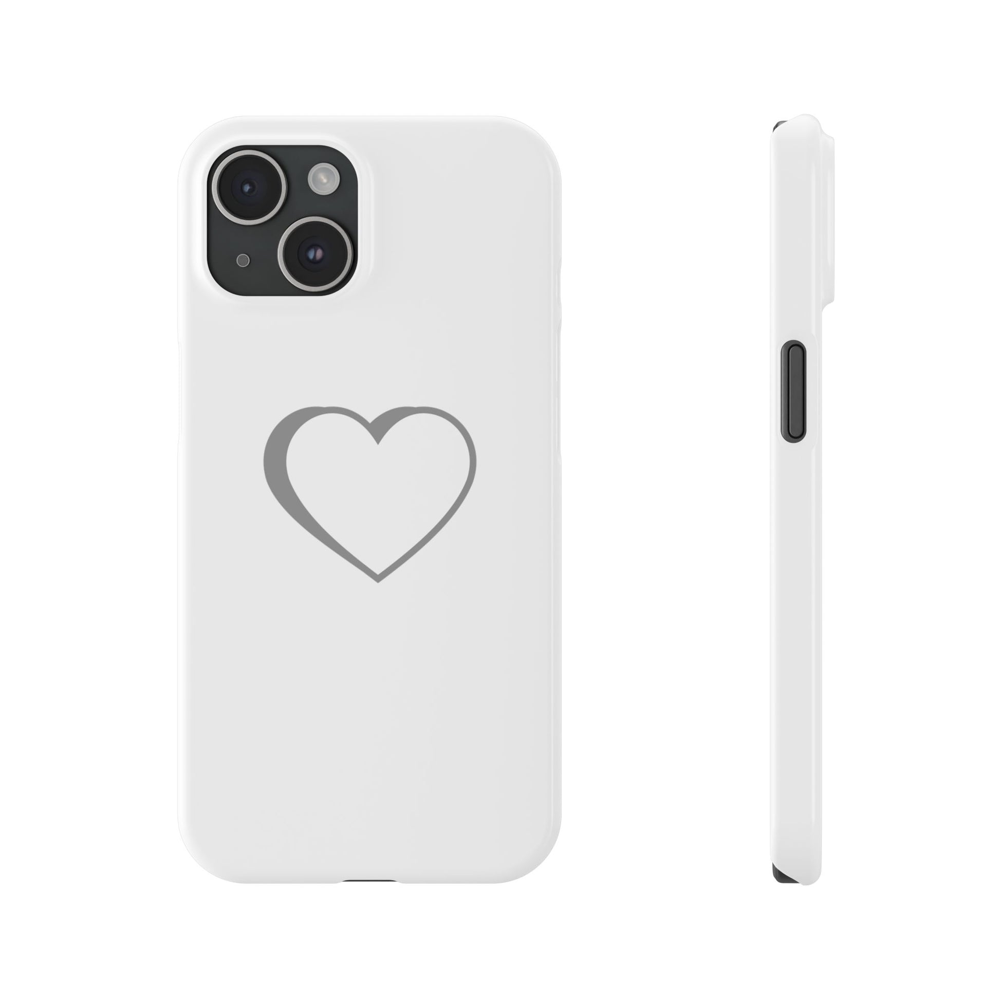 Couple's Gray Logo Phone Case