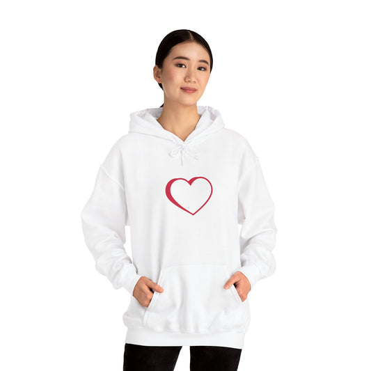 Unisex Red Logo Hooded Sweatshirt 2.0