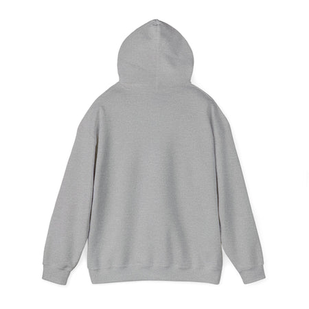 Unisex Grayscale White Logo Hoodie