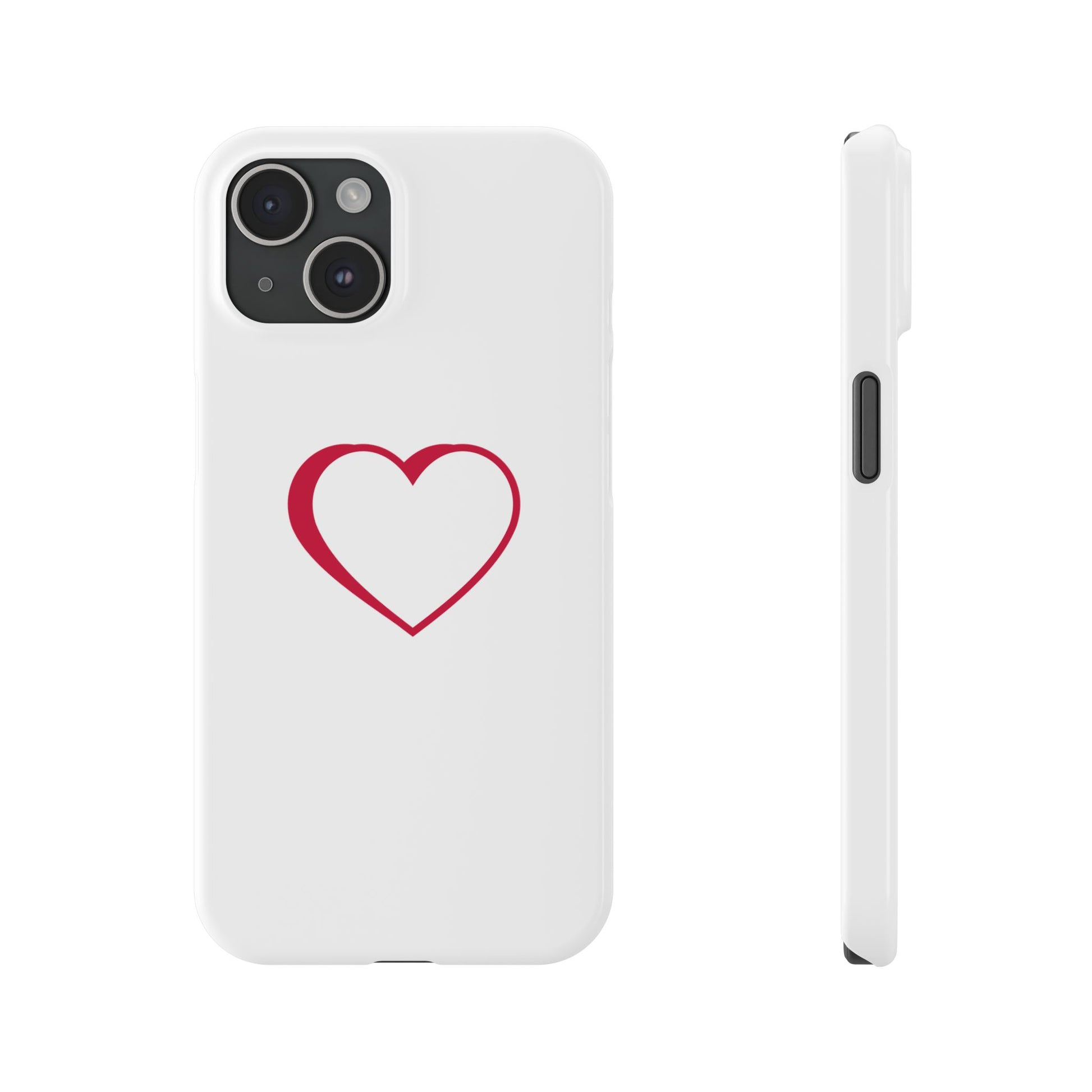 Couple's Red Logo Phone Case