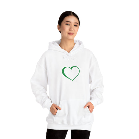 Unisex Green Logo Hooded Sweatshirt 2.0