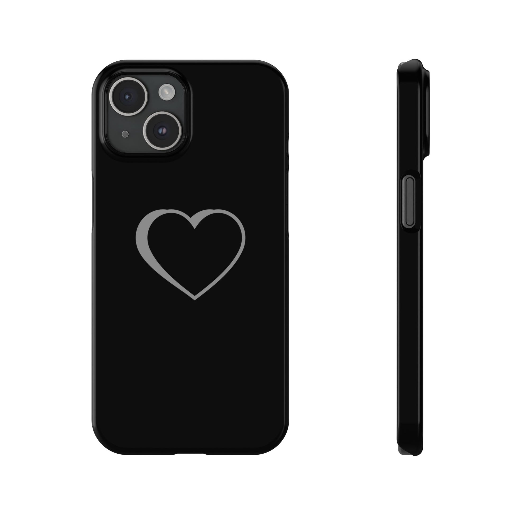 Couple's Gray Logo Phone Case