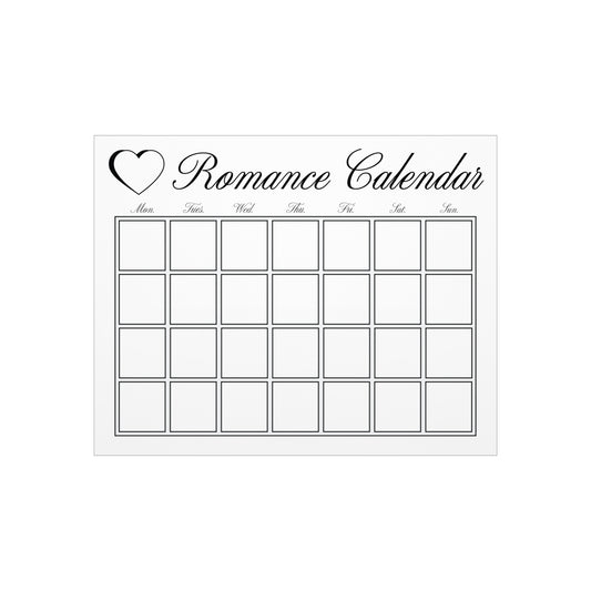 Couple's Romance Calendar Foam Board 2.0