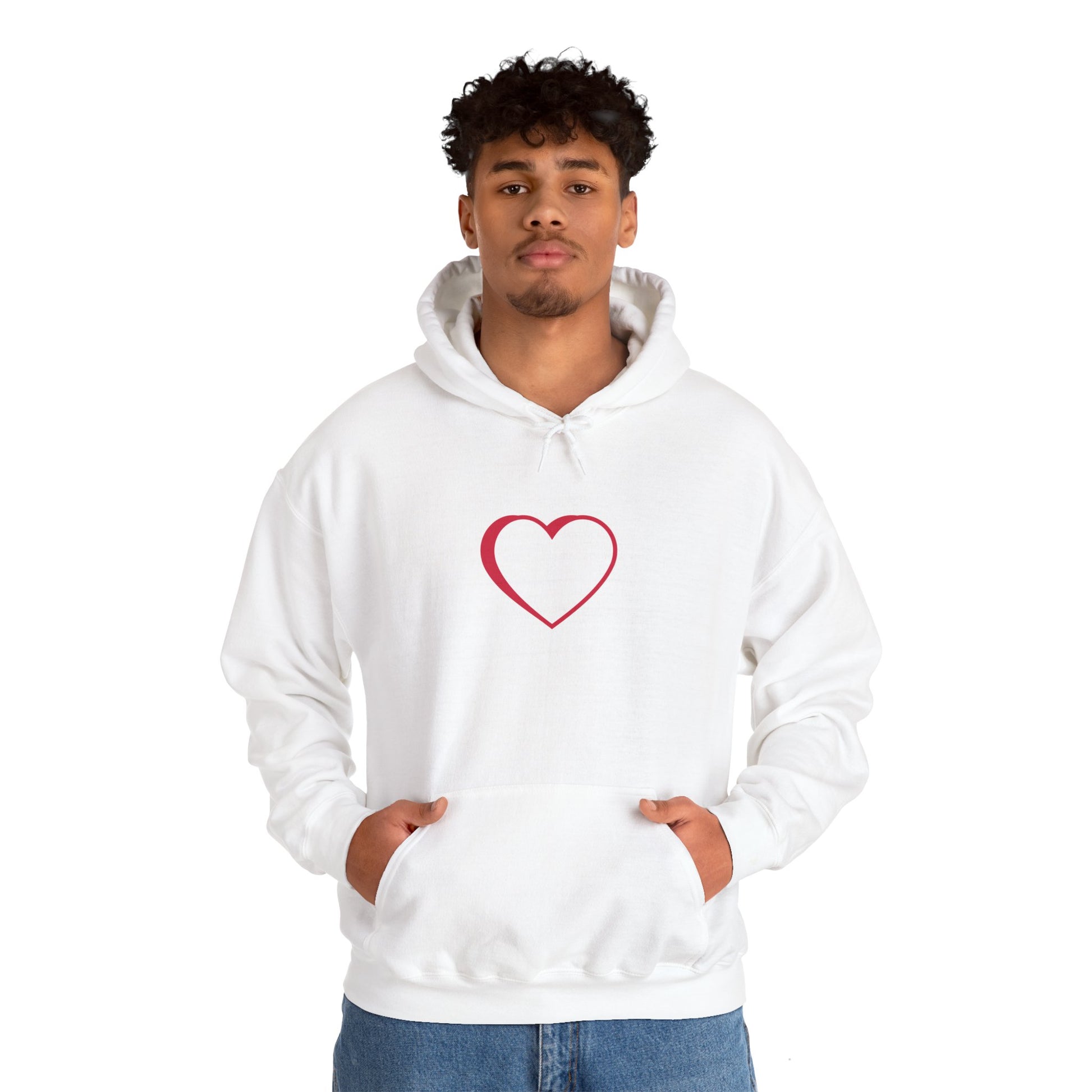 Unisex Red Logo Hooded Sweatshirt 2.0