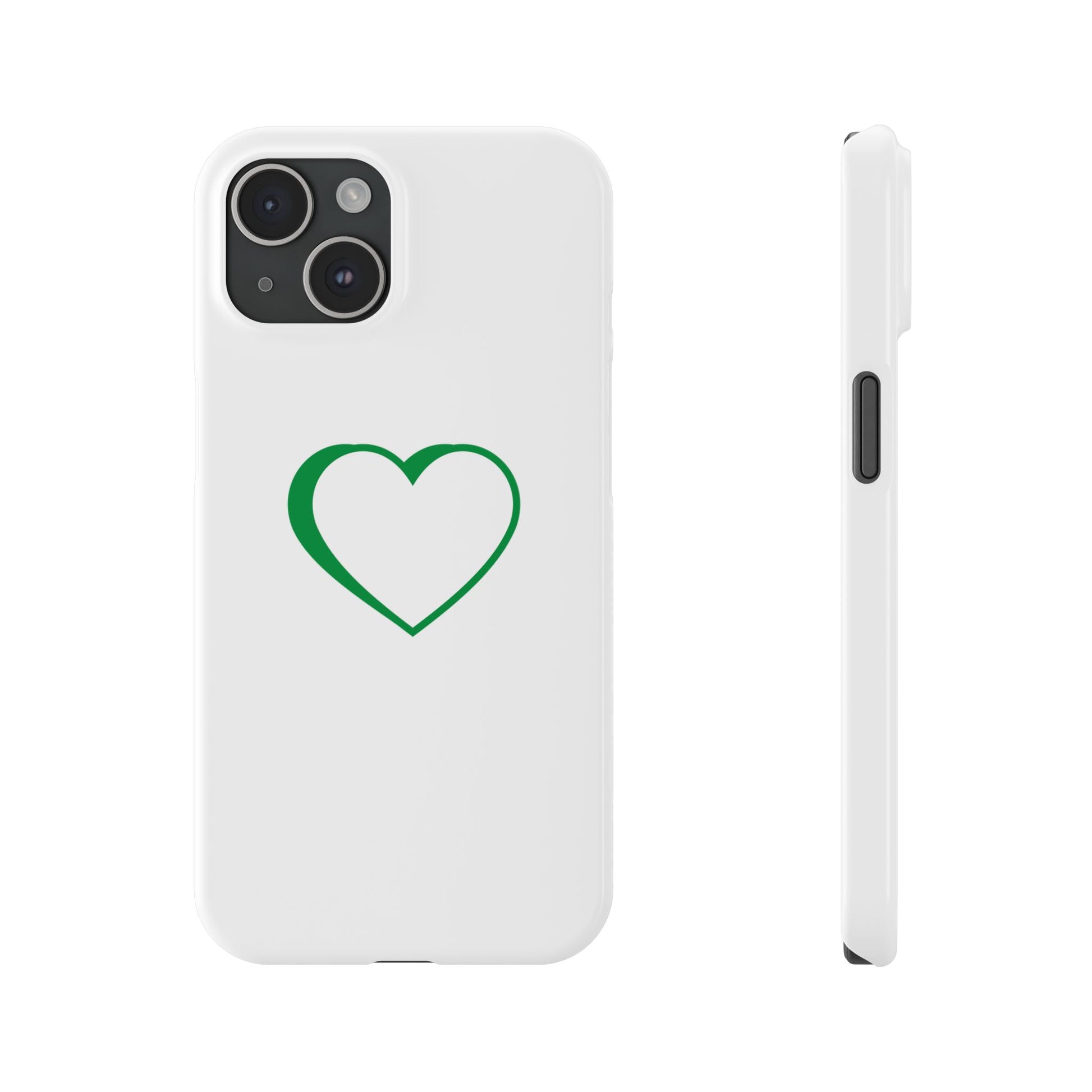 Couple's Green Logo Phone Case