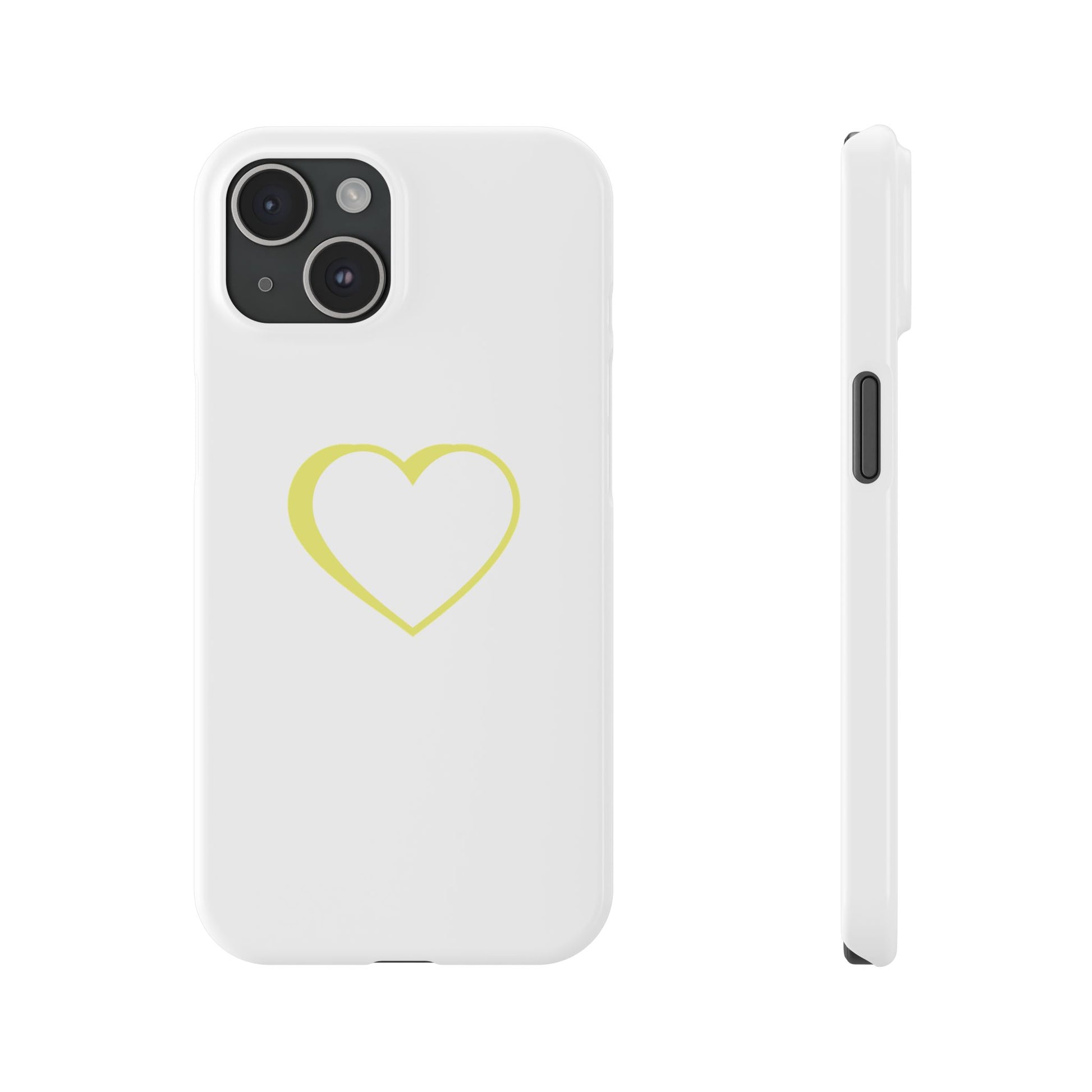 Couple's Yellow Logo Phone Case