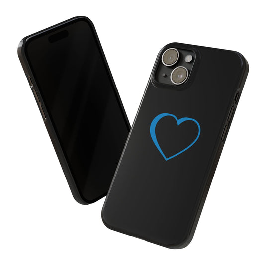 Couple's Blue Logo Phone Case