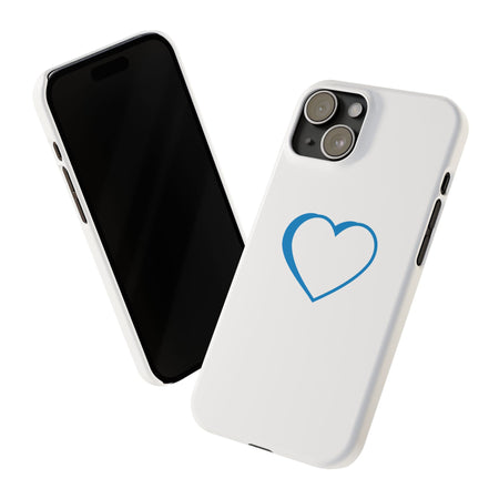 Couple's Blue Logo Phone Case