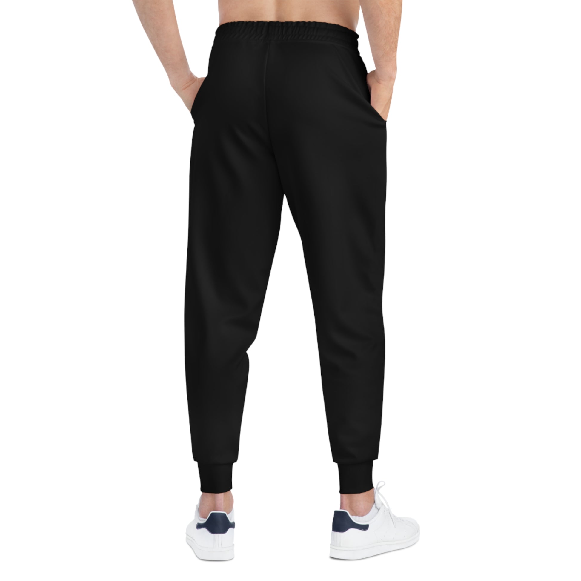 Black Joggers Back View